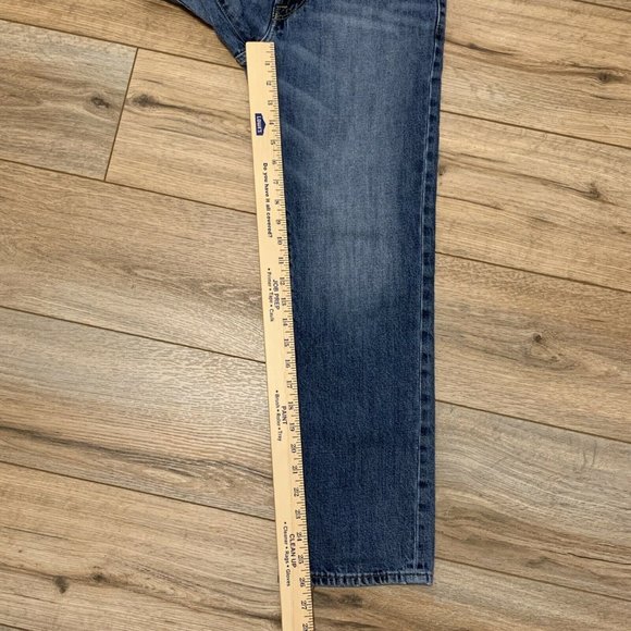 Men's American Eagle Jeans 26 x 28 Slim Straight Fit Denim Blue Cotton Med Wash - Picture 11 of 11